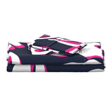 BLUE AND PINK SURFER GIRL HAWAIIAN HIBISCUS FLOWERS SHEETS