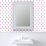 Surfer Girl Hot Pink and Orange Classic Mini Size Surfboards Wallpaper - Extremely Stoked