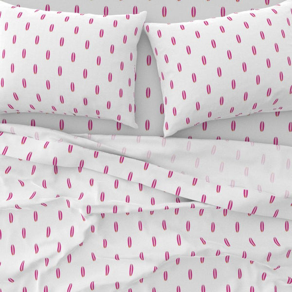 Surfer Girl Pink and Juicy Orange Mini Size Classic Surfboards Sheet Set - Extremely Stoked