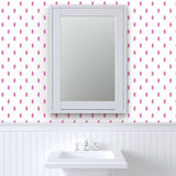 Surfer Girl Pink and Soft Pink Classic Mini Size Surfboards Wallpaper - Extremely Stoked