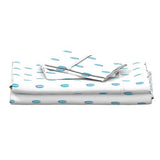 Aqua Ocean Blue and Hot Pink Mini Size Classic Surfboards Sheet Set - Extremely Stoked