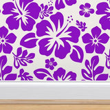 white and purple hawaiian flowers wallpaper