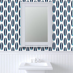 Navy Blue and Aqua Blue Classic Surfboards Wallpaper - Extremely Stoked