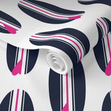 Navy Blue and Hot Pink Classic Surfboards Wallpaper - Extremely Stoked