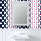 Navy Blue and Hot Pink Classic Surfboards Wallpaper - Extremely Stoked