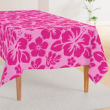 Three Pinks Hawaiian Flowers Square and Rectangular Tablecloth - Extremely Stoked