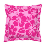 Raspberry Pinks Hawaiian Flowers Euro Pillow Sham – Extremely Stoked® Eco Beach Luxe Collection