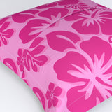 Raspberry Pinks Hawaiian Flowers Euro Pillow Sham – Extremely Stoked® Eco Beach Luxe Collection