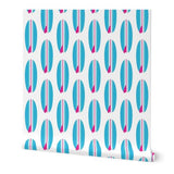 Aqua Blue and Hot Pink Classic Surfboards Wallpaper - Extremely Stoked