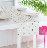 Palm Trees with Pink Surfboards Table Runner - Extremely Stoked