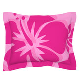 Raspberry Pinks Flowers Pillow Sham – Extremely Stoked® Eco Beach Luxe Collection