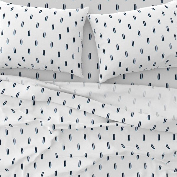 Ocean Blues Mini Size Classic Surfboards Sheet Set from Surfer Bedding™️ - Extremely Stoked