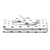 Navy Blue, White and Surfer Girl Pink Mini Size Classic Surfboards Sheet Set from Surfer Bedding™️ - Extremely Stoked