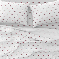 Red, White and Blue Classic Surf Bus Sheet Set from Surfer Bedding™️ - Extremely Stoked