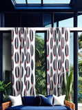 Red, White and Blue Classic Surfboards Window Curtains -Biggie Size - Extremely Stoked