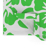 Lime Green Hawaiian Flowers Placemats - Extremely Stoked