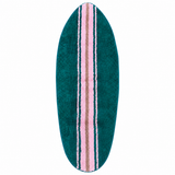 Teal and Pink Surfboard Rug - Extremely Stoked® Beach Home Collection