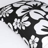 Black and White Hawaiian Flowers Pillow Sham – Extremely Stoked® Eco Beach Luxe Collection