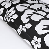 Black and White Hawaiian Flowers Pillow Sham – Extremely Stoked® Eco Beach Luxe Collection