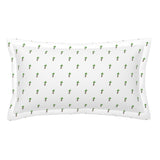 Palm Trees with Blue Surfboards Pillow Sham – Extremely Stoked® Eco Beach Luxe Collection