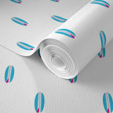 Aqua Blue and Hot Pink Classic Mini Size Surfboards Wallpaper - Extremely Stoked