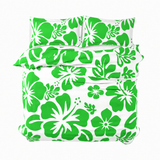Lime_Green_on_White Duvet Cover King Size