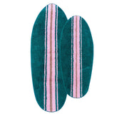 Teal and Pink Surfboard Rug - Extremely Stoked® Beach Home Collection