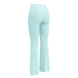 Light Cyan Flare Leggings with Extremely Stoked Epic Wave Logo - Extremely Stoked