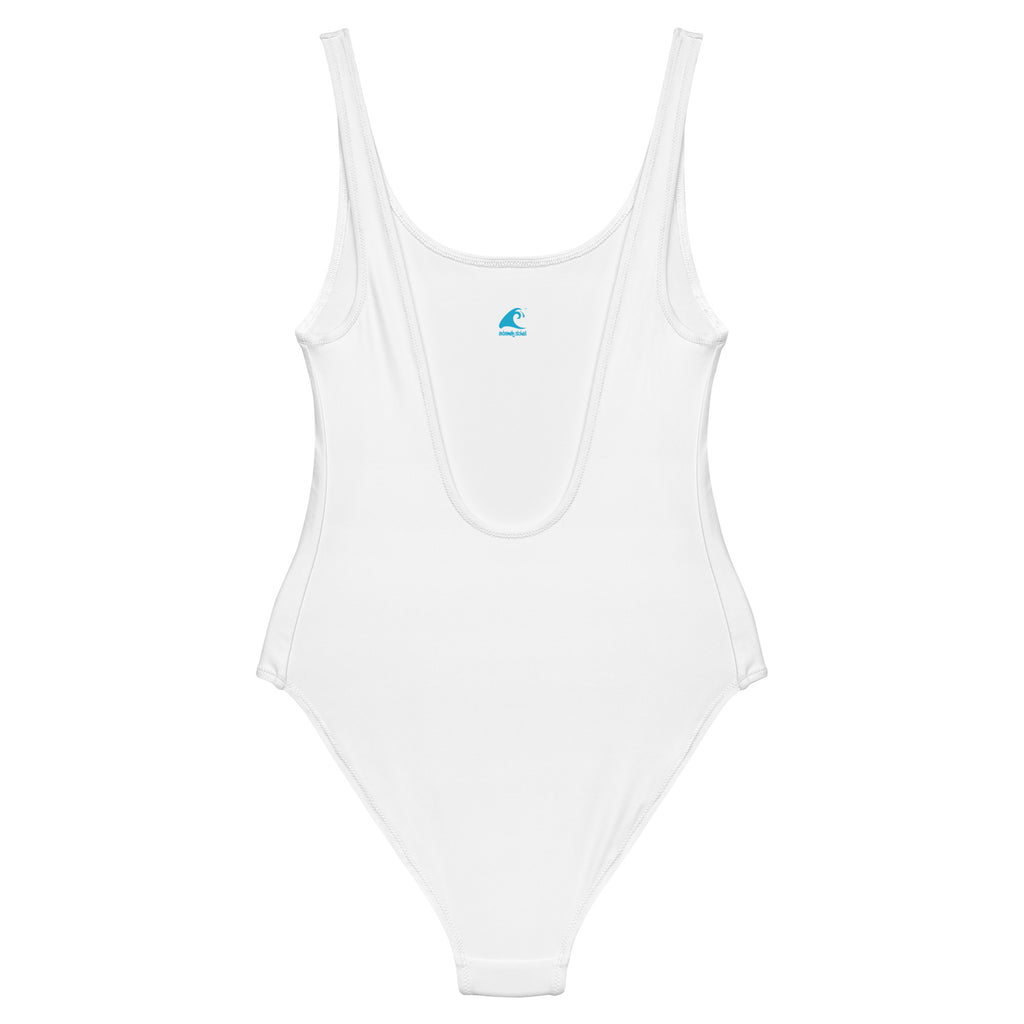 White One Piece Swimsuit from Extremely Stoked