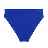 Royal Blue High Waisted Bikini Swimsuit Bottom - Extremely Stoked
