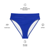 Royal Blue High Waisted Bikini Swimsuit Bottom - Extremely Stoked