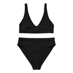 Black Two Piece High Waisted Bikini from Extremely Stoked