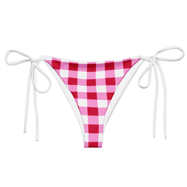 ★LOOPLOOP★Reversible Bikini★Gingham Cottage_Red★大人気★ MUSINSA | LOOPLOOP Classic Reversible Bikini Bottom [Gingham