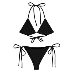 Black String Bikini Swimsuit from Extremely Stoked