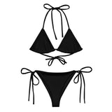 Black String Bikini Swimsuit from Extremely Stoked - Extremely Stoked