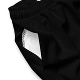 Men's Black Swimsuit Shorts with Extremely Stoked Epic Wave Logo