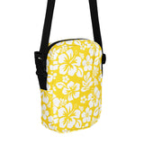 Yellow and White Hawaiian Flowers Crossbody Bag