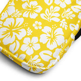 Yellow and White Hawaiian Flowers Crossbody Bag