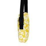 Yellow and White Hawaiian Flowers Crossbody Bag