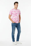 Pink and White Hawaiian Flowers Youth T-Shirt | Extremely Stoked® Surf Style