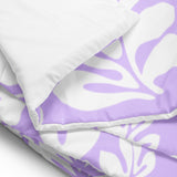 White on Lavender Hawaiian Flowers Comforter – Extremely Stoked® Essentials Collection