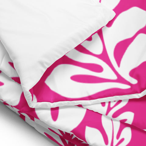 hot pink hawaiian comforter 