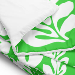 White on Lime Green Hawaiian Flowers Comforter – Extremely Stoked® Essentials Collection