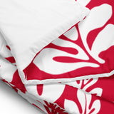 White on Red Hawaiian Flowers Comforter – Extremely Stoked® Essentials Collection