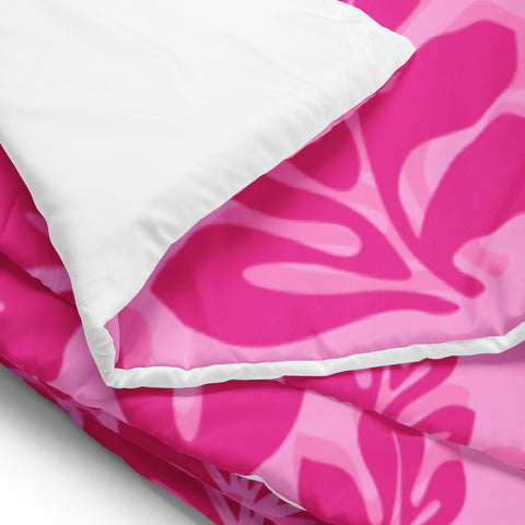 Raspberry Pinks Hawaiian Flowers Comforter – Extremely Stoked® Essentials Collection