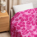 Raspberry Pinks Hawaiian Flowers Comforter – Extremely Stoked® Essentials Collection