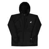 Extremely Stoked Champion Black Packable Windbreaker Jacket