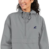 Extremely Stoked Champion Gray Packable Windbreaker Jacket