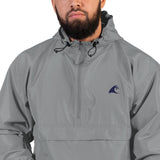 Extremely Stoked Champion Gray Packable Windbreaker Jacket