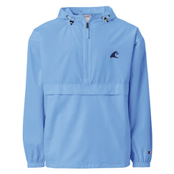 Extremely Stoked Champion Sky Blue Packable Windbreaker Jacket